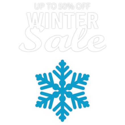 Winter Sale Snowflake
